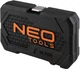 Zestaw kluczy nasadowych NEO Tools 1/4" 23 szt. 10-231 (5906692019359) - obraz 2