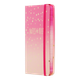 Блокнот BUROMAX А6 80арк. GRADIENT 256103-10 рожевий, тв.лам.обкл., на гумці, крем.папір (24) /BM.256103-10/ - изображение 2