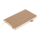 Блокнот BUROMAX 125*195мм 96арк. ETALON 291160-23 штучна шкіра, золота (клітинка) /BM.291160-23/ - зображення 3