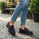 Лоферы женские замшевые MYZ 0911 PURPLE весна лето осень из натуральной замши. Размер 39 - изображение 9