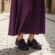 Лоферы женские замшевые MYZ 0911 PURPLE весна лето осень из натуральной замши. Размер 39 - изображение 4