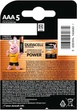 Щелочные батарейки Duracell Basic AAA 5&nbsp;шт. в упаковке (5000394052444) - изображение 3