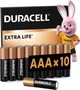 Щелочные батарейки Duracell Basic AAA 1.5V LR03 10 шт economy pack (5000394152557) - изображение 1