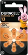 Батарейки для слуховых аппаратов Duracell Hearing Aid 13 6 шт (5000394167070) - изображение 2