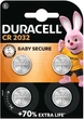 Специализированная литиевая батарейка типа «таблетка» Duracell 2032, 3В, 4 шт DL2032/CR2032 (5000394071780) - изображение 2
