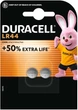 Щелочная батарейка Duracell Specialty 1.5&nbsp;В LR44 76A / A76 / V13GA 2 шт (5000394504424) - изображение 2