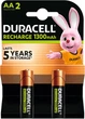 Аккумулятор Duracell&nbsp;Recharge Ni-MH AA 1300 mAh 2 шт (5000394047716) - изображение 2