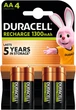 Аккумулятор Duracell Recharge AA 1300 mAh 4 шт (5000394039247) - изображение 2