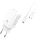 Сетевое зарядное устройство XO CE10 65W PD USB-C + кабель Lightning, Fast Charging (063y) - изображение 1