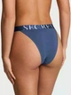 Котонові трусики-танга Victoria's Secret Exploded Logo Cotton 90s Brief Panty M Сині 27263990 - изображение 2