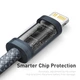 Кабель Baseus Dynamic Series Fast Charging Type-C to Lightning 20W 1м (CALD000016) Slate Grey - зображення 12