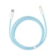 Кабель Baseus Dynamic Series Fast Charging Type-C to Lightning 20W 1м (CALD000003) Blue - зображення 2