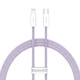 Кабель Baseus Dynamic Series Fast Charging Type-C to Lightning 20W 1м (CALD000005) Purple - зображення 1