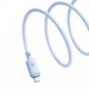 Кабель Baseus Silky Series Fast Charging Type-C to Lightning 20W 1м (P10377700313-00) Blue - зображення 4