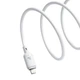 Кабель Baseus Silky Series Fast Charging Type-C to Lightning 20W 2м (P10377700213-01) White - зображення 3