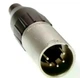 Професійний XLR роз'єм 5-pin Amphenol із міцним нікельованим корпусом на кабель Ø 3.0-6.5 мм та литими контактами - зображення 9