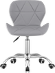 Krzesło biurowe Leobert Avola obrotowe z szerokim oparciem Szaro-białe (5903332061693) - obraz 2