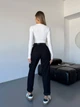 Жіночі вельветові брюки Uaclothes 42-44 Чорний (like37036-174641349) - изображение 5