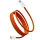 Кабель movex быстрой зарядки 60w для iPhone iPhone 15 16 17 Max Huawei Xiaomi Meizu Vivo Oppo Type-C to (оранжевый) - изображение 7