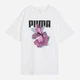 Футболка хлопковая женская Puma Graphics Relaxed Flower Tee 69190802 XS White (4069161680557) - изображение 4