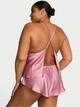 Сатинова піжама Victoria's Secret Dusk Mauve Pink Satin L (11545) - изображение 2