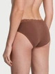 Трусики-бікіні Body by Victoria Stretch Cotton з мереживною талією - колір Coconut Brown XXL (11263053) - изображение 3