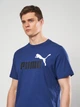 Футболка хлопковая длинная мужская Puma Essentials Graphics 68470879 S Blue Jewel (4069162038050) - изображение 4