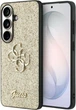 Панель Guess Fixed Glitter Big 4G Metal Logo для Samsung Galaxy S26 Gold (3666339613945) - зображення 1