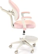 Офісне крісло Halmar Panco обертове Рожеве (5905248131668) - зображення 7