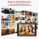 Цифровая Wi-Fi фоторамка Frameo 10.1" HD (1280×800) IPS сенсорная 32GB с автослайд-шоу, поддержкой MicroSD и настенным креплением - изображение 5