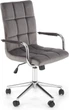 Офісне крісло Halmar Gonzo 4 Сірий (5905248123052) - зображення 1