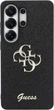 Панель Guess Fixed Glitter Big 4G Metal Logo для Samsung Galaxy S26 Ultra Black (3666339613938) - зображення 3