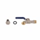 Кран поливочный Thermo Alliance 1/2" латунный для подключения рычажный шланга шаровой. (598490) - изображение 4