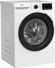 Стиральная машина Beko фронтальной загрузки, 8 кг, 1400 об/мин, класс энергопотребления A, ширина 55 см, с дисплеем, инверторным мотором и функцией стирки паром, белая (629116) - изображение 2