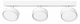 Спотовый светильник BERGER 4003-SL-3 White GX53 max 3x15 Вт - изображение 2
