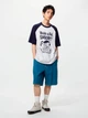 Футболка бавовняна довга чоловіча Uniqlo 966288551 L Сіра (1159855607) - зображення 2