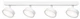 Спотовый светильник BERGER 4003-SL-4 White GX53 max 4x15 Вт - изображение 1