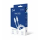 Кабель 3mk Hyper Cable USB-C to USB-C 100W 2m White (5903108464543) - изображение 7