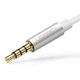 Кабель Ugreen Mini Jack 3.5mm to 2x Mini Jack 3.5mm (Microphone/Stereo Output) 0.2m Black (6957303836208) - зображення 6