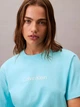 Футболка хлопковая женская Calvin Klein 828509610 XL Голубая (1159855440) - изображение 5