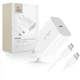 Мережевий зарядний пристрій Tech-Protect NC20W 20W USB-C with USB-C to USB-C Cable 1 m White (5906302361588) - зображення 1