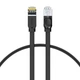 Сетевой кабель Baseus High Speed (Flat) Ethernet RJ45 Cat.6 1000Mb/s 1m Black (PCWL-B01) - изображение 1