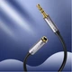 Кабель-подовжувач Ugreen Mini Jack 3.5mm (Male) to Mini Jack 3.5mm (Female) 1m Silver (6957303815920) - зображення 2
