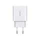 Мережевий зарядний пристрій Tech-Protect 20W 2xUSB-C with USB-C to USB-C Cable 1m White (9319456607291) - зображення 4