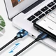 Кабель Ugreen Quick Charge USB-A to USB Type-C 3A 0.25m Black (6957303861149) - изображение 7