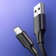 Кабель Ugreen Quick Charge USB-A to USB Type-C 3A 0.25m Black (6957303861149) - изображение 13