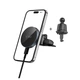 Автодержатель с функцией беспроводной зарядки Tech-Protect MM15W-V5 Magnetic CD & Vent Car Mount 15W Black with MagSafe (5906302361083) - изображение 2