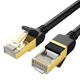 Патчкорд Ugreen Ethernet RJ45 Cat 7 STP LAN 10Gbps 2m Black (UGR414BLK) - зображення 1