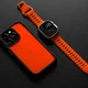 Ремінець Upex IconBand Line для Apple Watch 49 | 46 | 45 | 44 | 42 mm (1-3 series) Orange (9490713934845) - зображення 3