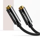 Кабель Ugreen Headphone Splitter 3.5mm Mini Jack/AUX 25cm Black (6957303828166) - зображення 7